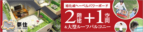 2階建て＋1空間＆大型ルーフバルコニー